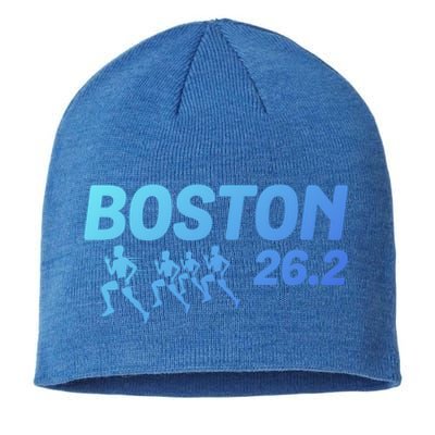 Boston 26 2 Miles Running Marathon Friend Support Cute Gift Sustainable Beanie