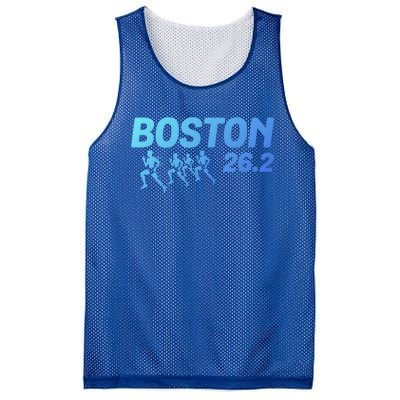 Boston 26 2 Miles Running Marathon Friend Support Cute Gift Mesh Reversible Basketball Jersey Tank