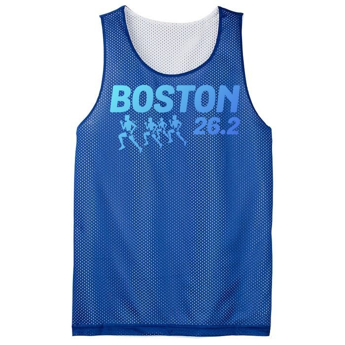 Boston 26 2 Miles Running Marathon Friend Support Cute Gift Mesh Reversible Basketball Jersey Tank