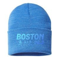 Boston 26 2 Miles Running Marathon Friend Support Cute Gift Sustainable Knit Beanie