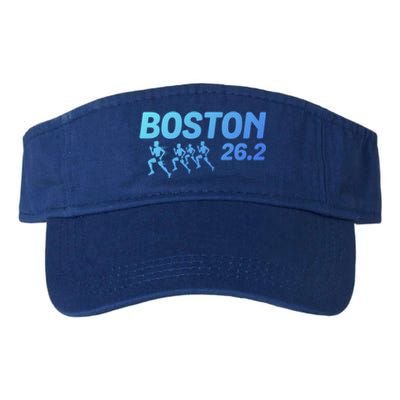 Boston 26 2 Miles Running Marathon Friend Support Cute Gift Valucap Bio-Washed Visor