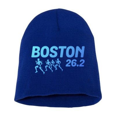 Boston 26 2 Miles Running Marathon Friend Support Cute Gift Short Acrylic Beanie