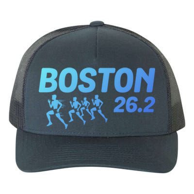 Boston 26 2 Miles Running Marathon Friend Support Cute Gift Yupoong Adult 5-Panel Trucker Hat