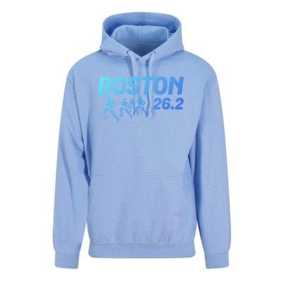 Boston 26 2 Miles Running Marathon Friend Support Cute Gift Unisex Surf Hoodie