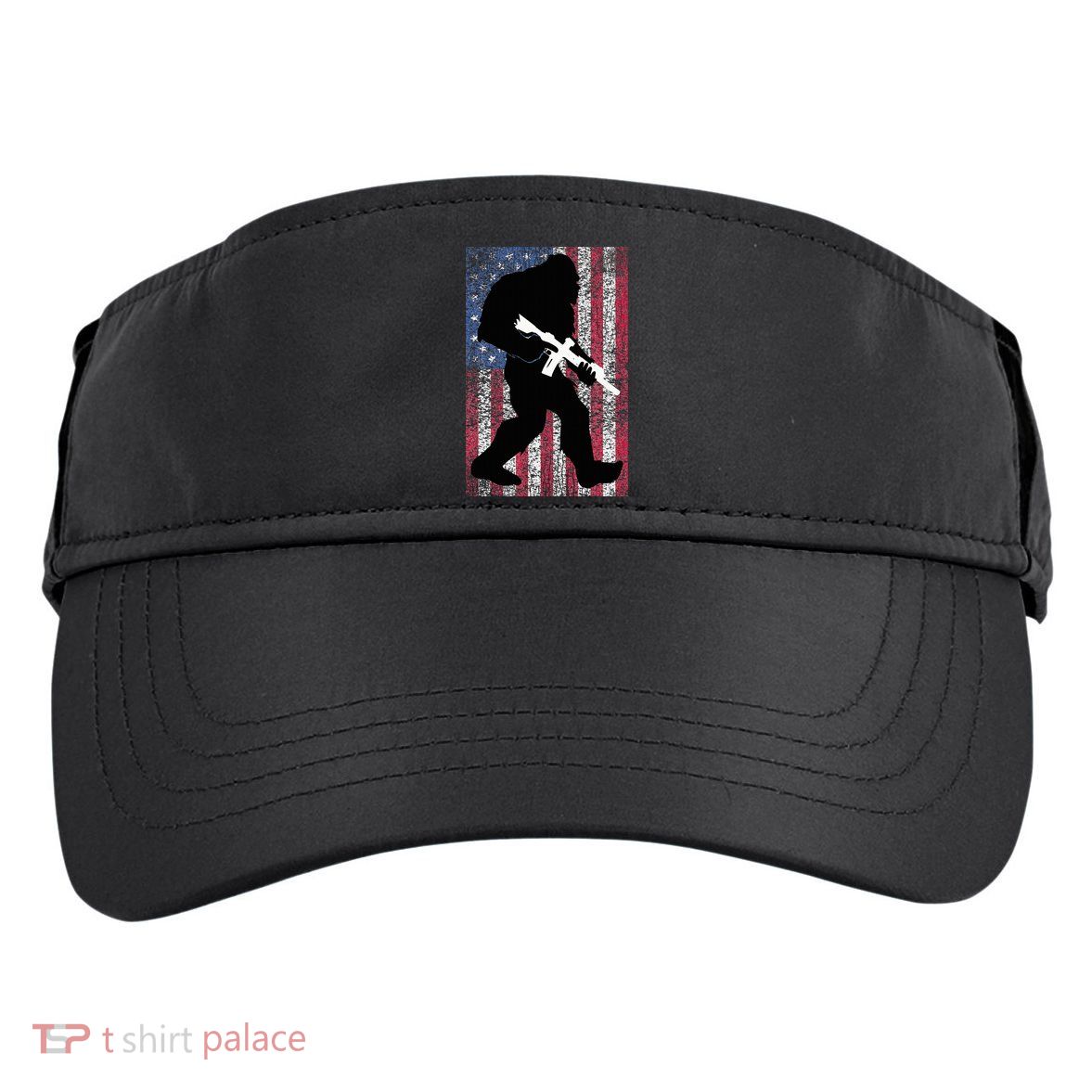 Bigfoot 2nd Amendment Right To Bear Arms Gift For Gun Owner Adult Drive Performance Visor