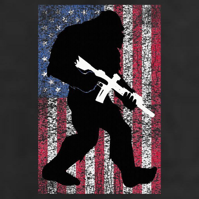 Bigfoot 2nd Amendment Right To Bear Arms Gift For Gun Owner 11oz C Handle Ceramic Mug