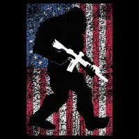 Bigfoot 2nd Amendment Right To Bear Arms Gift For Gun Owner Drawstring Bag