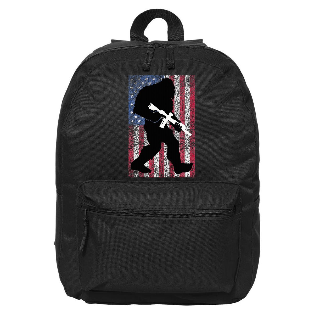 Bigfoot 2nd Amendment Right To Bear Arms Gift For Gun Owner 16 in Basic Backpack