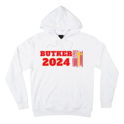 Butker 2024 American Flag Team Butker Surname Hoodie