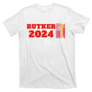 Butker 2024 American Flag Team Butker Surname T-Shirt