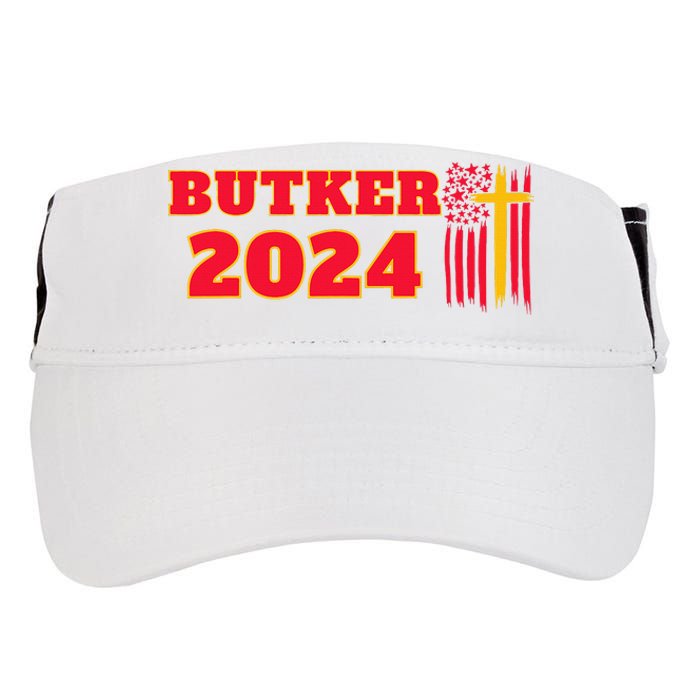 Butker 2024 American Flag Team Butker Surname Adult Drive Performance Visor