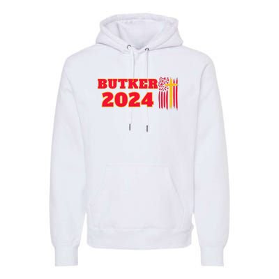 Butker 2024 American Flag Team Butker Surname Premium Hoodie