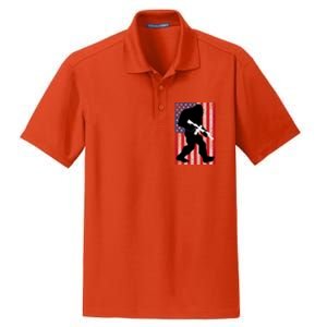 Bigfoot 2nd Adt Right To Bear Arms Gift For Gun Owner Cute Gift Dry Zone Grid Polo