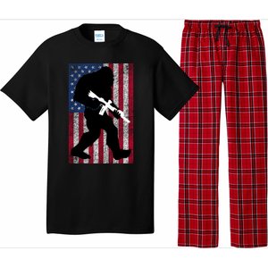 Bigfoot 2nd Adt Right To Bear Arms Gift For Gun Owner Cute Gift Pajama Set