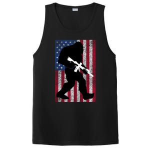 Bigfoot 2nd Adt Right To Bear Arms Gift For Gun Owner Cute Gift PosiCharge Competitor Tank