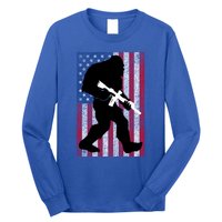 Bigfoot 2nd Adt Right To Bear Arms Gift For Gun Owner Cute Gift Long Sleeve Shirt