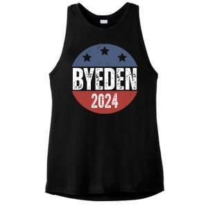 Byeden 2024 Anti Joe Biden Pro Trump Ladies PosiCharge Tri-Blend Wicking Tank