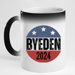 Byeden 2024 Anti Joe Biden Pro Trump 11oz Black Color Changing Mug