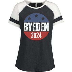 Byeden 2024 Anti Joe Biden Pro Trump Enza Ladies Jersey Colorblock Tee