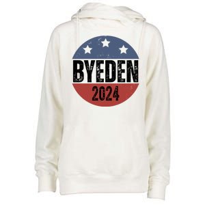 Byeden 2024 Anti Joe Biden Pro Trump Womens Funnel Neck Pullover Hood