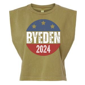 Byeden 2024 Anti Joe Biden Pro Trump Garment-Dyed Women's Muscle Tee