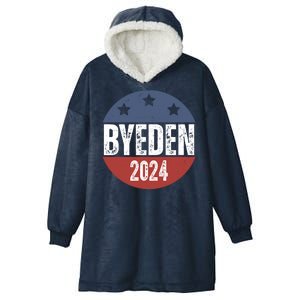 Byeden 2024 Anti Joe Biden Pro Trump Hooded Wearable Blanket