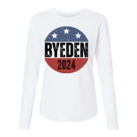 Byeden 2024 Anti Joe Biden Pro Trump Womens Cotton Relaxed Long Sleeve T-Shirt