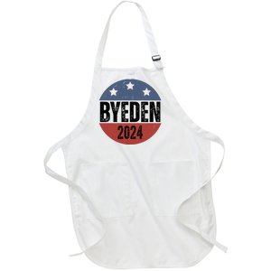 Byeden 2024 Anti Joe Biden Pro Trump Full-Length Apron With Pockets