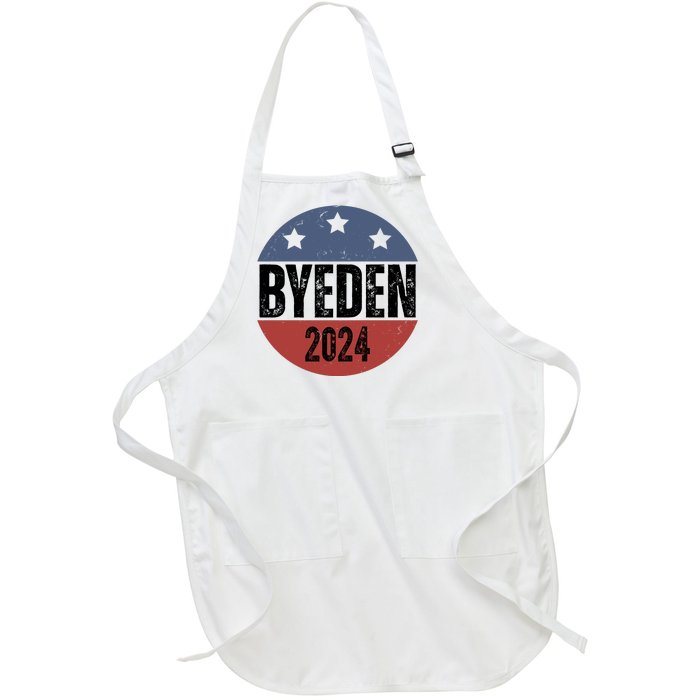 Byeden 2024 Anti Joe Biden Pro Trump Full-Length Apron With Pockets