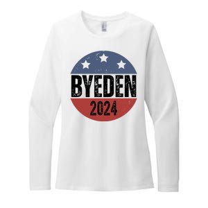 Byeden 2024 Anti Joe Biden Pro Trump Womens CVC Long Sleeve Shirt