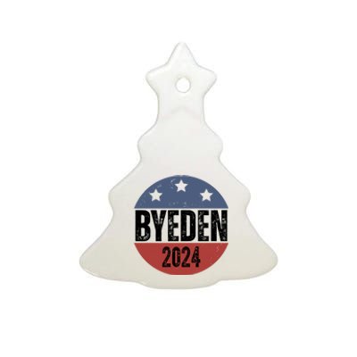 Byeden 2024 Anti Joe Biden Pro Trump Ceramic Tree Ornament