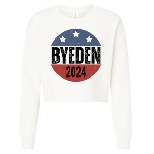 Byeden 2024 Anti Joe Biden Pro Trump Cropped Pullover Crew