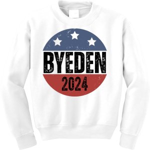 Byeden 2024 Anti Joe Biden Pro Trump Kids Sweatshirt