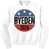 Byeden 2024 Anti Joe Biden Pro Trump Kids Sweatshirt