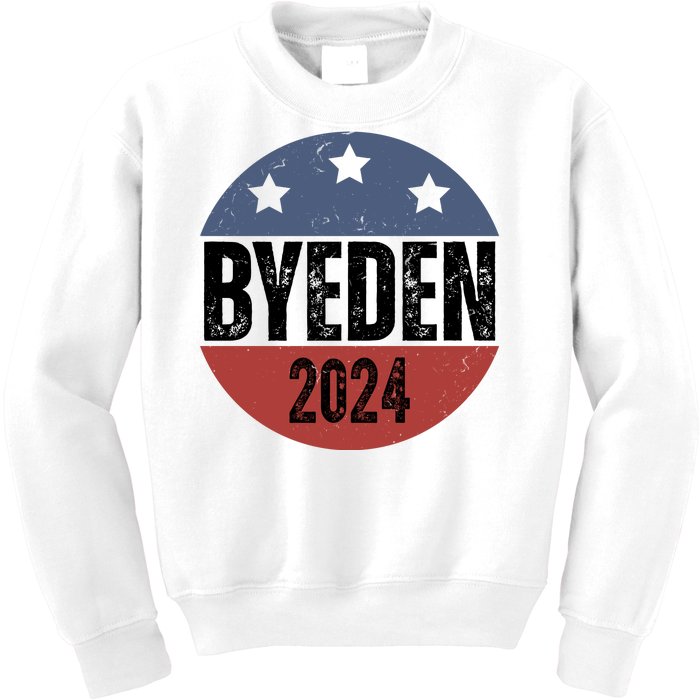 Byeden 2024 Anti Joe Biden Pro Trump Kids Sweatshirt