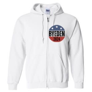 Byeden 2024 Anti Joe Biden Pro Trump Full Zip Hoodie