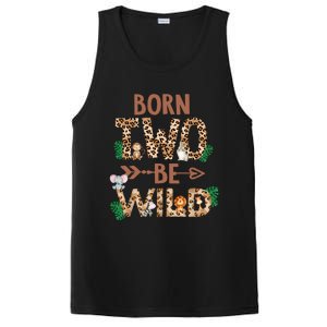 Born 2 Be Wild Birthday Decorations Zoo Animals 2nd Gift PosiCharge Competitor Tank