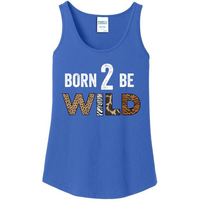 Born 2 Be Wild Gift Ladies Essential Tank