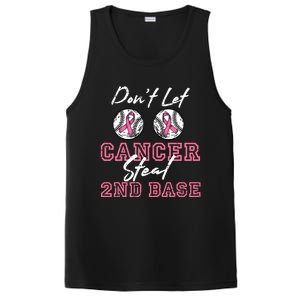 Baseball 2nd Base Pink Ribbon Breast Cancer Awareness Gift PosiCharge Competitor Tank