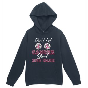 Baseball 2nd Base Pink Ribbon Breast Cancer Awareness Gift Urban Pullover Hoodie