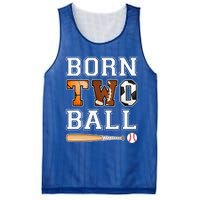 Born 2nd Ball Birthday Sport Theme 2 Year Old Mesh Reversible Basketball Jersey Tank