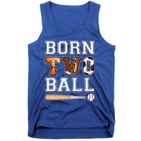 Born 2nd Ball Birthday Sport Theme 2 Year Old Tank Top