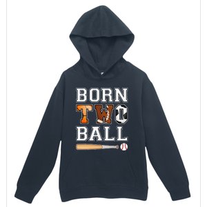 Born 2nd Ball Birthday Sport Theme 2 Year Old Urban Pullover Hoodie