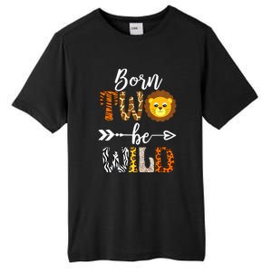 Born 2 Be Wild Birthday Decorations Girl Boy Baby Lion 2nd Tall Fusion ChromaSoft Performance T-Shirt