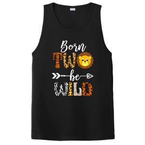 Born 2 Be Wild Birthday Decorations Girl Boy Baby Lion 2nd PosiCharge Competitor Tank