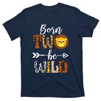 Born 2 Be Wild Birthday Decorations Girl Boy Baby Lion 2nd T-Shirt