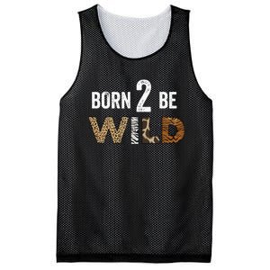 Born 2 be Wild Mesh Reversible Basketball Jersey Tank