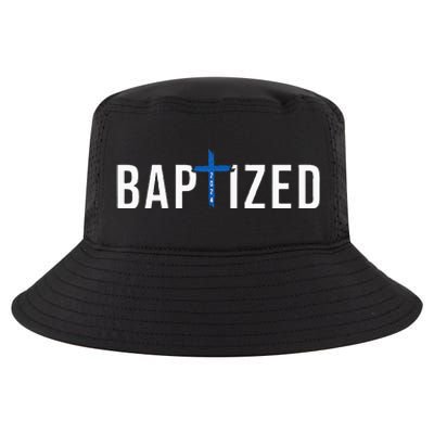 Baptized 2024 Christian Water Baptism Church Group Christ Cool Comfort Performance Bucket Hat