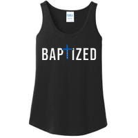 Baptized 2024 Christian Water Baptism Church Group Christ Ladies Essential Tank