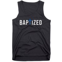 Baptized 2024 Christian Water Baptism Church Group Christ Tank Top